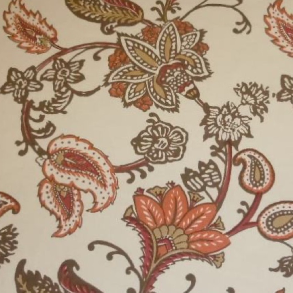 Cotton Ajanta Pumpkin Fabric